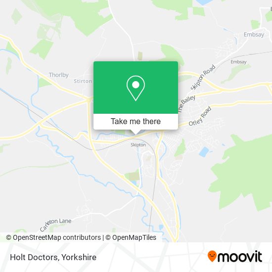 Holt Doctors map