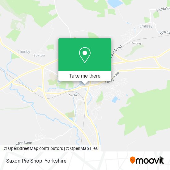 Saxon Pie Shop map