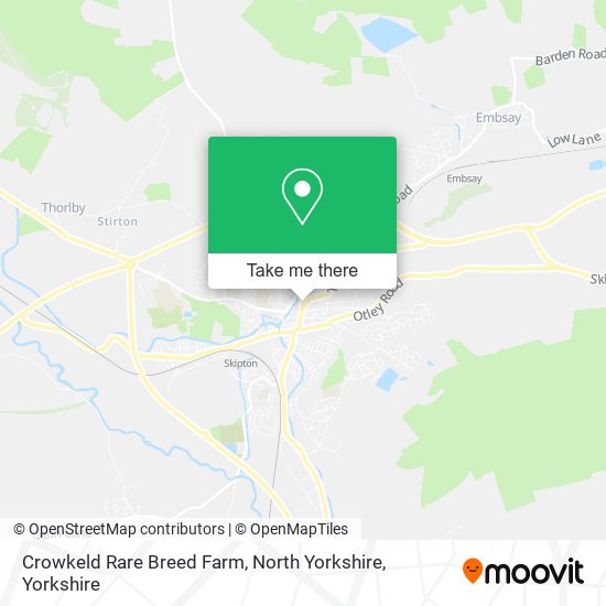 Crowkeld Rare Breed Farm, North Yorkshire map