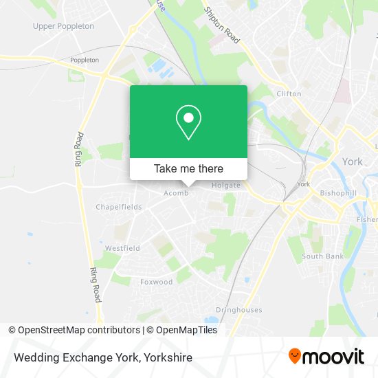 Wedding Exchange York map