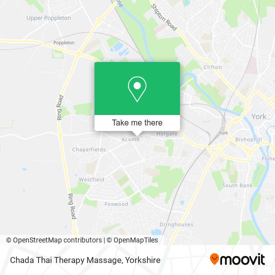 Chada Thai Therapy Massage map