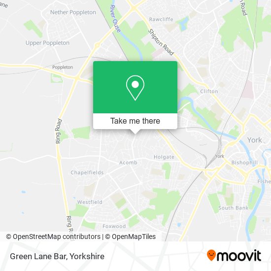 Green Lane Bar map