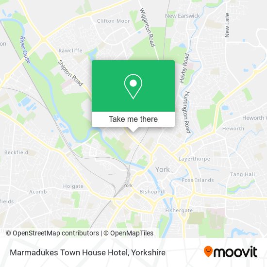 Marmadukes Town House Hotel map