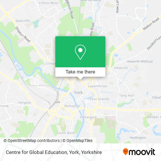 Centre for Global Education, York map