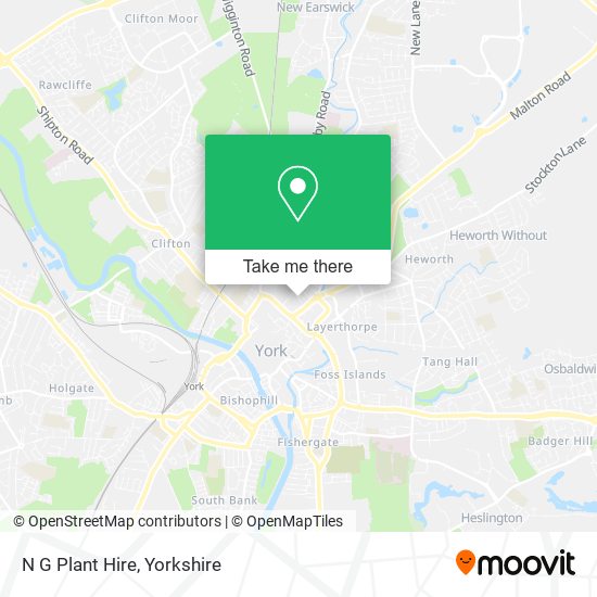 N G Plant Hire map