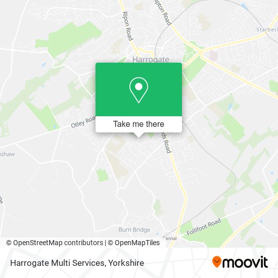 Harrogate Multi Services map