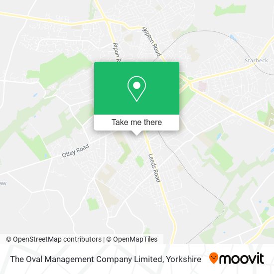 The Oval Management Company Limited map