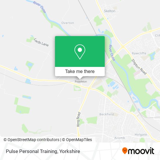 Pulse Personal Training map