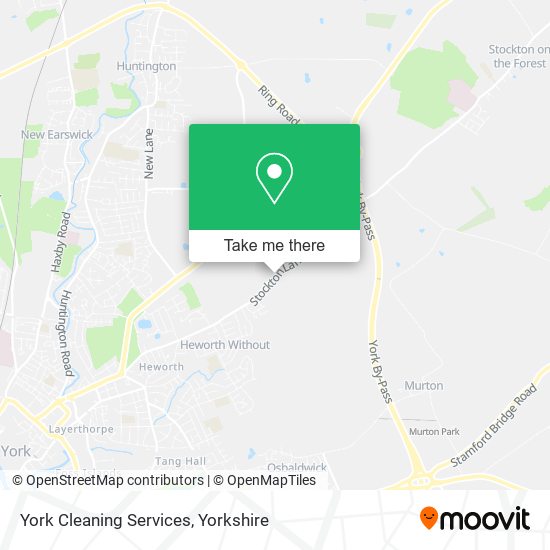 York Cleaning Services map