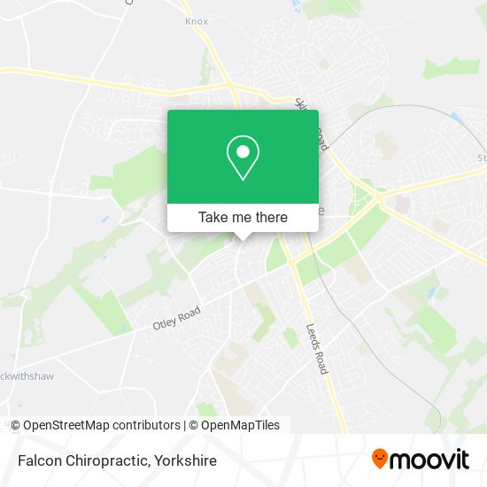 Falcon Chiropractic map