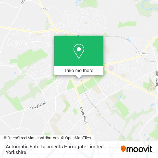 Automatic Entertainments Harrogate Limited map