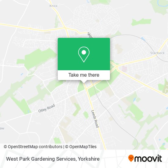 West Park Gardening Services map