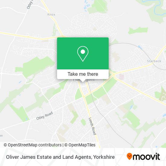 Oliver James Estate and Land Agents map