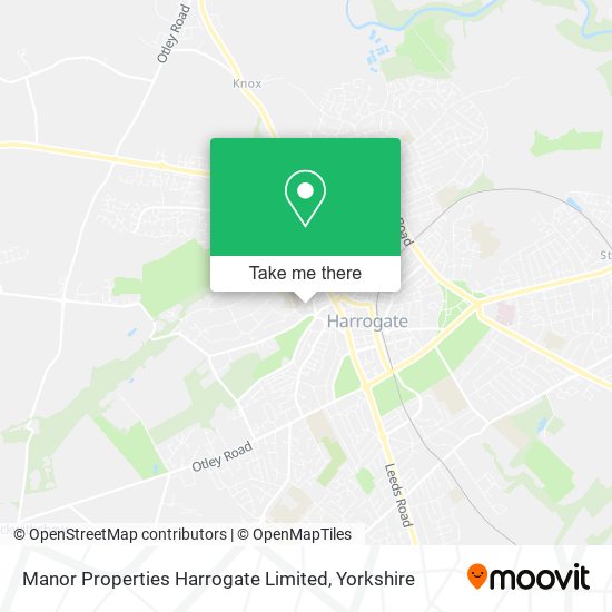 Manor Properties Harrogate Limited map