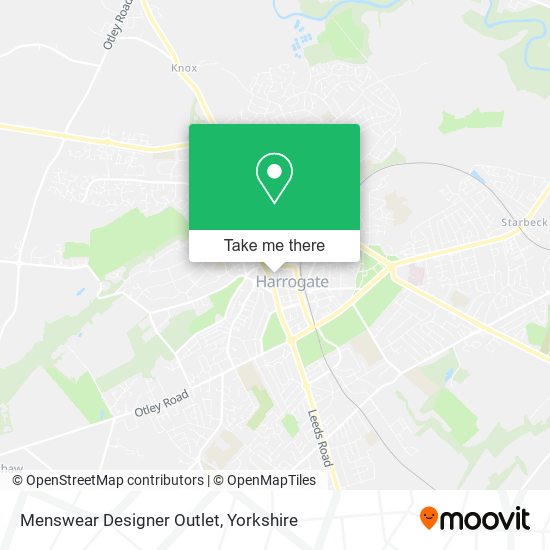 Menswear Designer Outlet map