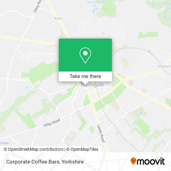 Corporate Coffee Bars map