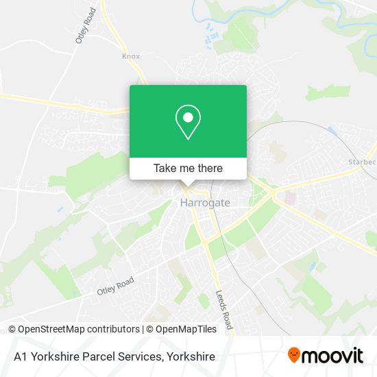 A1 Yorkshire Parcel Services map