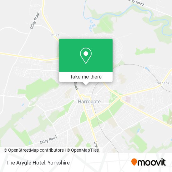 The Arygle Hotel map