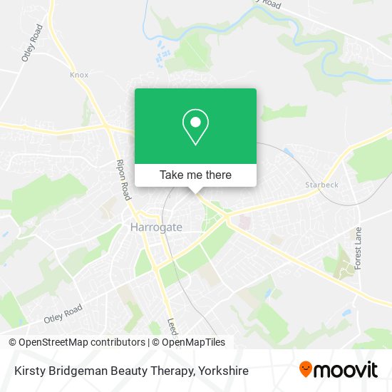Kirsty Bridgeman Beauty Therapy map