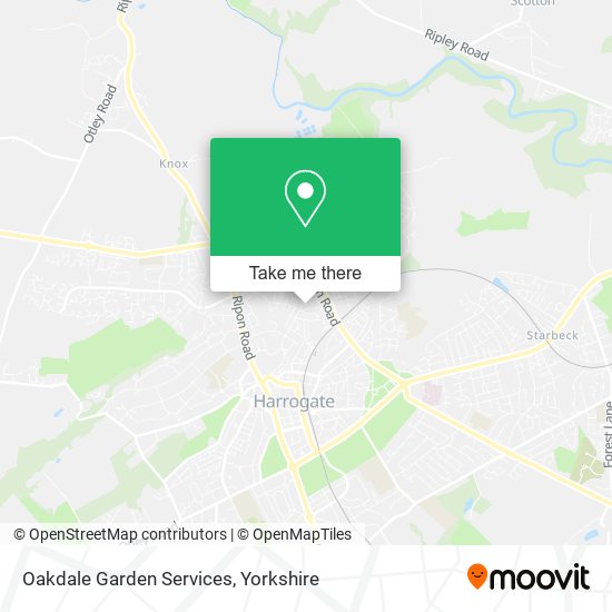 Oakdale Garden Services map