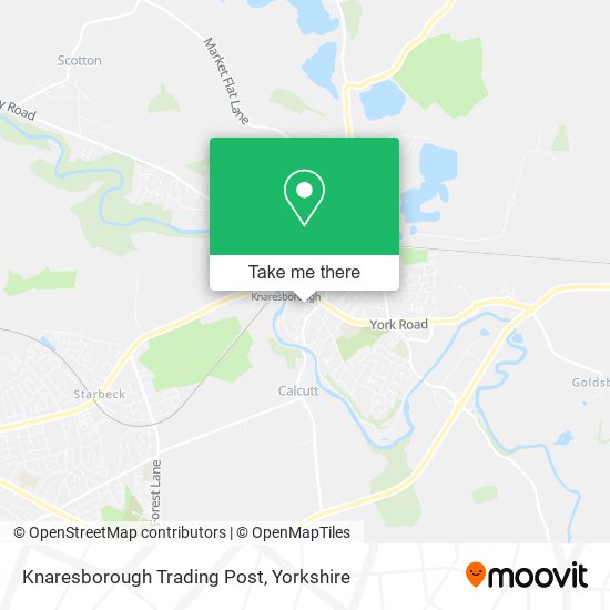 Knaresborough Trading Post map