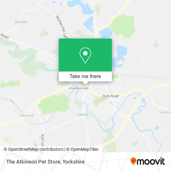 The Atkinson Pet Store map