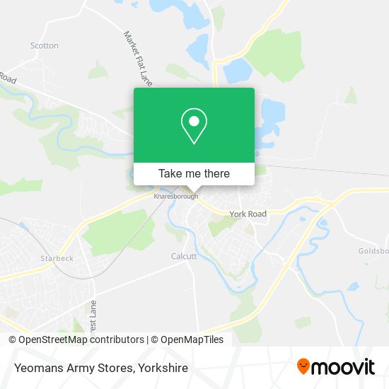 Yeomans Army Stores map