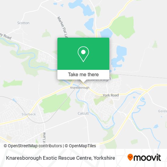 Knaresborough Exotic Rescue Centre map