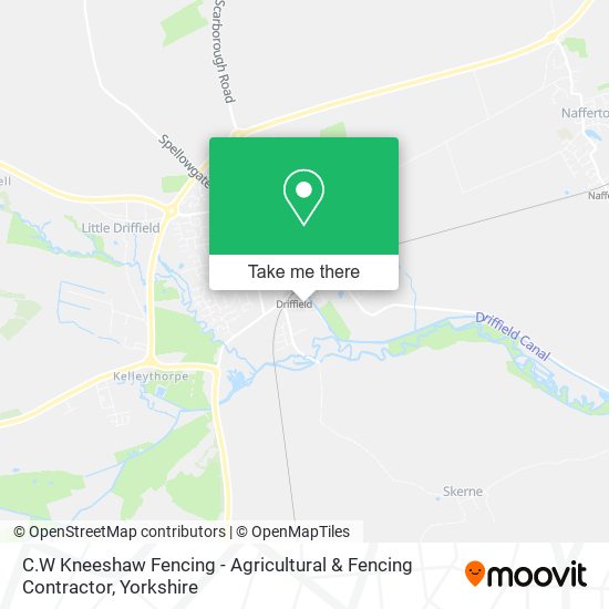 C.W Kneeshaw Fencing - Agricultural & Fencing Contractor map