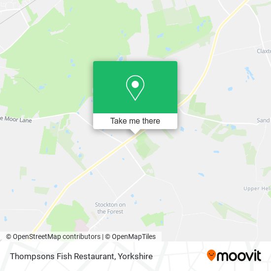 Thompsons Fish Restaurant map