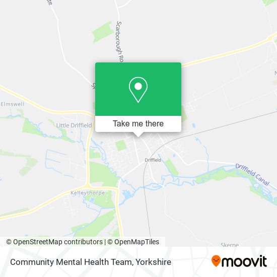 Community Mental Health Team map