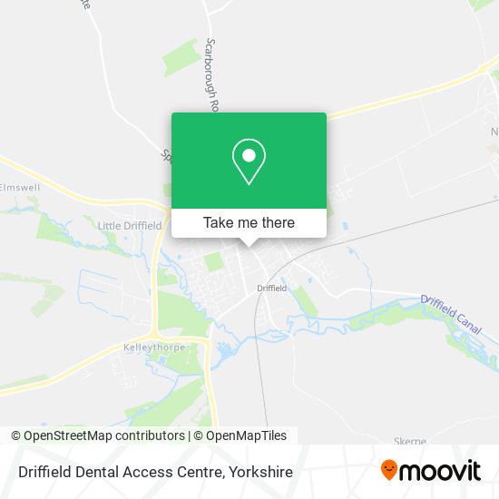 Driffield Dental Access Centre map