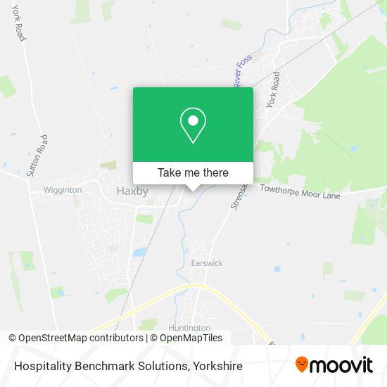 Hospitality Benchmark Solutions map