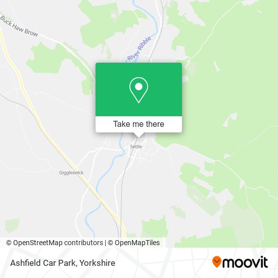 Ashfield Car Park map