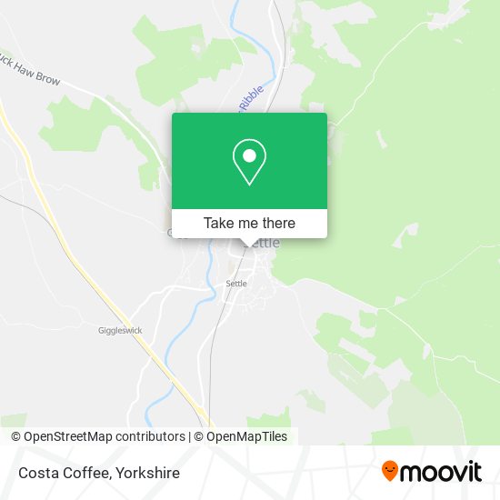 Costa Coffee map
