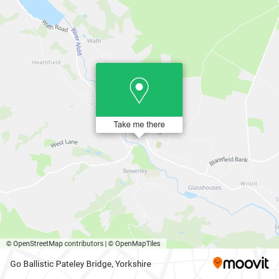 Go Ballistic Pateley Bridge map