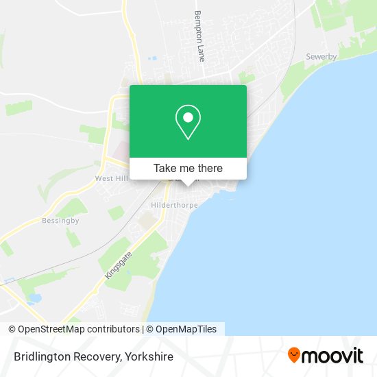 Bridlington Recovery map