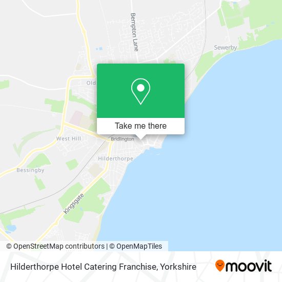 Hilderthorpe Hotel Catering Franchise map