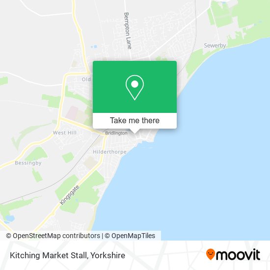 Kitching Market Stall map