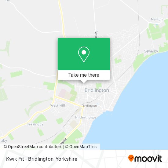 Kwik Fit - Bridlington map