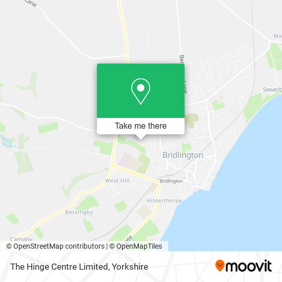 The Hinge Centre Limited map