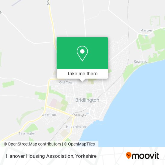 Hanover Housing Association map