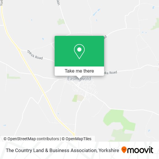 The Country Land & Business Association map