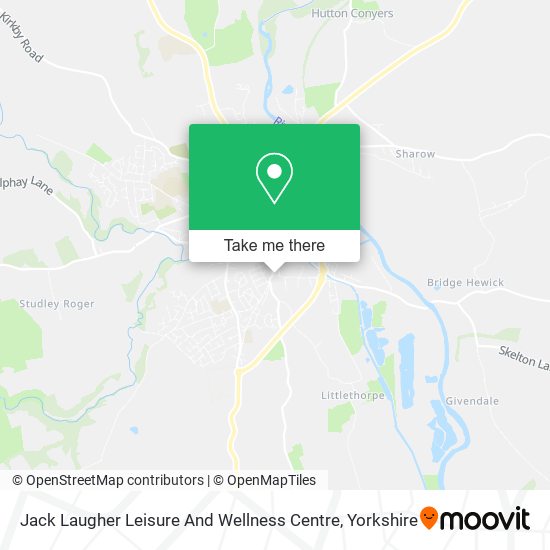 Jack Laugher Leisure And Wellness Centre map