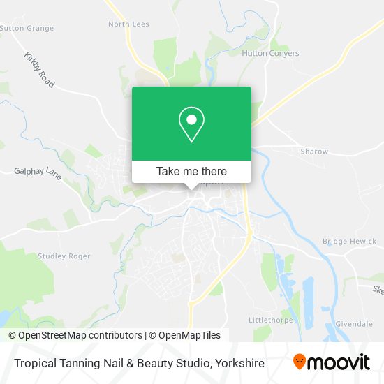 Tropical Tanning Nail & Beauty Studio map