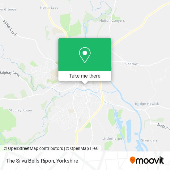 The Silva Bells Ripon map
