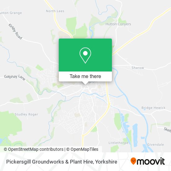 Pickersgill Groundworks & Plant Hire map
