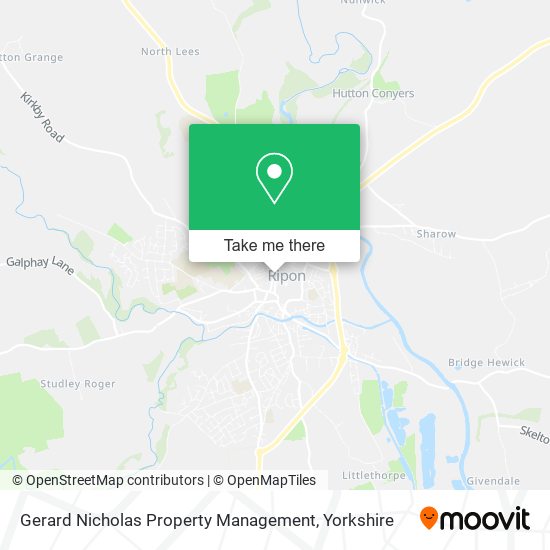 Gerard Nicholas Property Management map