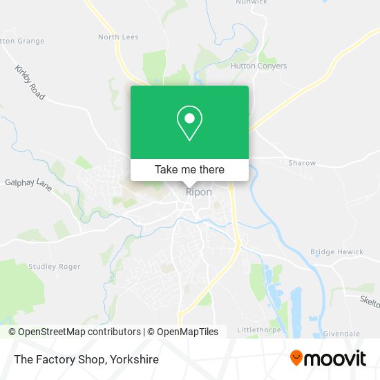 The Factory Shop map