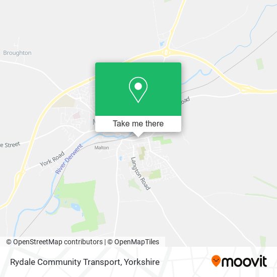 Rydale Community Transport map